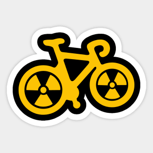 Radioactive Bicycle Sticker